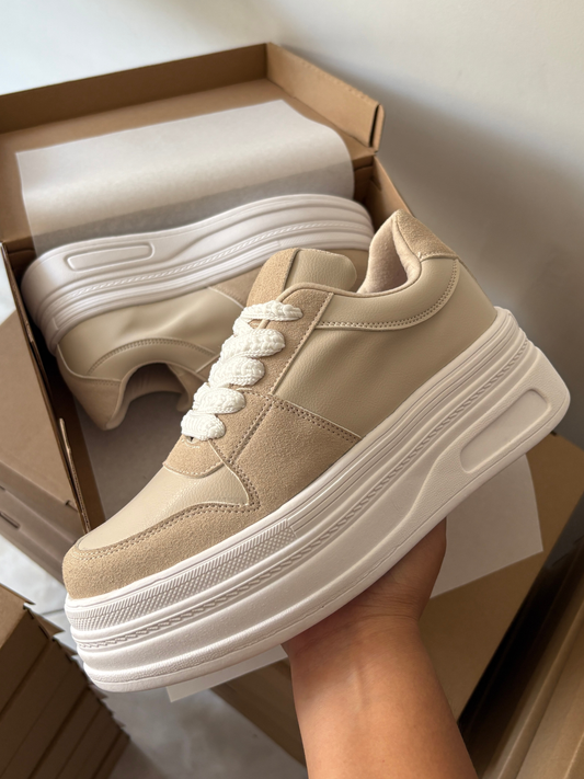 Zapatillas Alba Beige