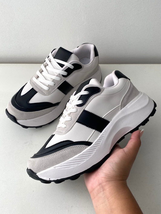 Zapatillas Emma Black & White