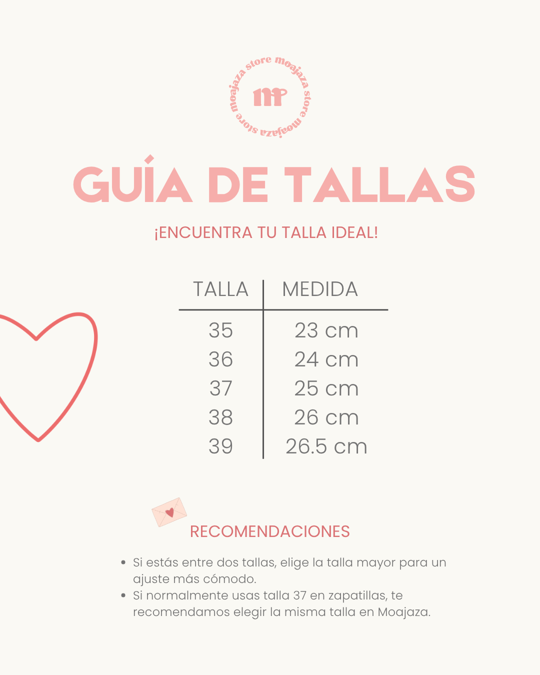 Guía de tallas
